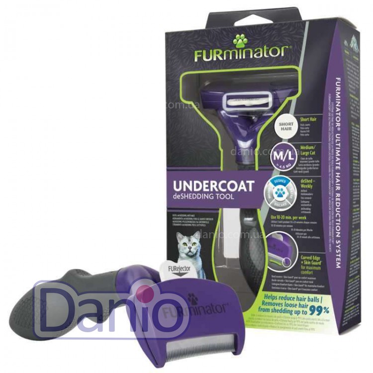 Купить Фурминатор для короткошерстных кошек FURminator Short Hair