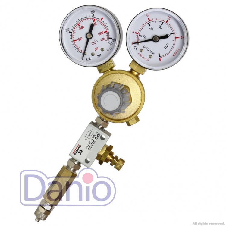 Купить Комплект CO2 редуктор + кран + обратный клапан Camozzi - в ...