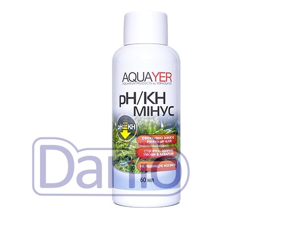 Aquayer Aquayer pH/KH минус 60мл для снижения кислотности и карбонатной ...