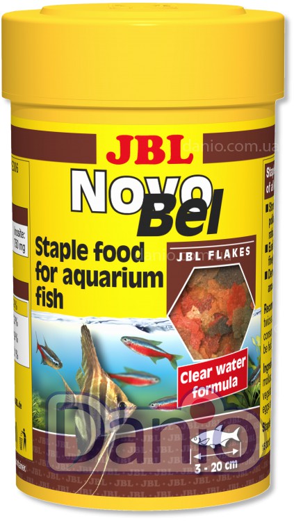 Купить Корм JBL Novo Bel хлопья - в Интернет зоомагазине Danio.com.ua