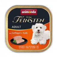Влажный корм для собак Animonda Vom Feinsten Adult Poultry+Veal 150г, с птицей и телятиной