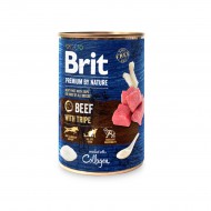 Корм для собак Brit Premium By Nature Beef with Tripe 400г, с говядиной