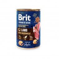 Корм для собак Brit Premium By Nature Lamb with Buckwheat 400г, з ягнятком та гречкою
