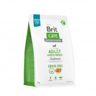 Сухий корм для собак Brit Care Dog Grain-free Adult Large Breed 3кг, з лососем