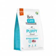 Cухой корм для щенков Brit Care Dog Hypoallergenic Puppy 3кг, с ягненком