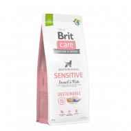 Сухий корм для собак Brit Care Dog Sustainable Sensitive 12кг, з рибою та комахами