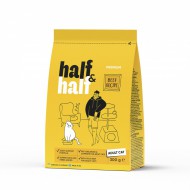 Сухий корм для кішок Half&Half Adult 300 г, з яловичиною