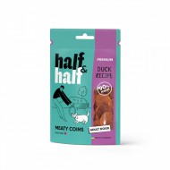 Лакомство для собак Half&Half Meaty Coins Adult 100 г, со вкусом утки