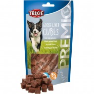Лакомство для собак Trixie PREMIO Goose Liver Cubes с гусиной печенью,100г