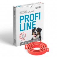 Ошейник для собак ProVET Profiline от внешних паразитов, коралловый, 70см