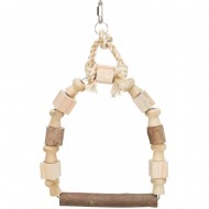 Игрушка для птиц Trixie Качели разноцветные, дерево, 13х19 см