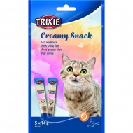 Лакомство для кошек Trixie Creamy Snacks с рыбой, 14г/5шт