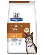 Корм для кошек Hill's Prescription Diet k/d Kidney Care поддержание функции почек, с тунцом, 0,4 кг