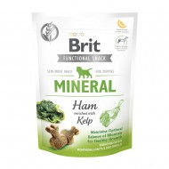 Лакомство для щенков Brit Functional Snack Mineral Ham для здорового роста, 150г
