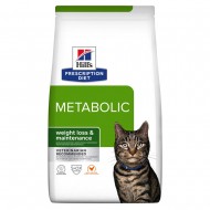 Корм для кошек Hill's Prescription Diet Metabolic для контроля и снижения веса, с курицей, 3 кг