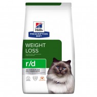 Корм для кошек Hill's Prescription Diet R/D Weight Loss для снижения веса, с курицей, 1,5 кг