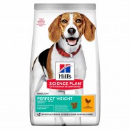 Корм для собак средних пород Hill's SCIENCE PLAN Adult Perfect Weight Medium Breed для поддержания веса, с курицей, 2 кг