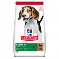 Корм для щенят средних пород Hill's SCIENCE PLAN Puppy Medium Breed, с ягненком и рисом, 14 кг