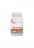 Пищевая добавка для кошек и собак Vet Expert RenalVet для поддержания правильной функции почек, 60 капсул