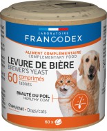 Пищевая добавка для кошек и собак Francodex Brewer's Yeast пивные дрожжи, 60 табл