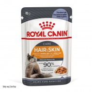 Royal Canin (Роял Канин) Hair and Skin Care Jelly 85 г - влажный корм для здоровья кожи и шерсти кошек