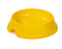Миска пластикова Природа плоска жовта, 200 мл