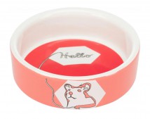 Миска для грызунов Trixie керамическая, 90мл, 8см