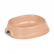 Миска пластикова Природа Модерн №1 рожево-бежева, 300 мл
