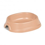Миска пластикова Природа Модерн №2 рожево-бежева, 600 мл