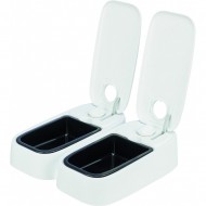 Автоматическая кормушка Trixie TX2 2х300 мл, 27х7х24 см, белая