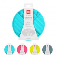 Коврик для слизывания и медленного кормления Collar WAUDOG Silicone, 211х211х30 мм, голубой