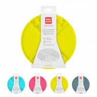 Килимок для злизування та повільного годування Collar WAUDOG Silicone, 211х211х30 мм, жовтий