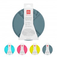 Килимок для злизування та повільного годування Collar WAUDOG Silicone, 211х211х30 мм, сірий