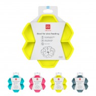 Миска для повільного годування Collar WAUDOG Silicone, 750 мл, жовтий