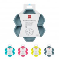 Миска для повільного годування Collar WAUDOG Silicone, 750 мл, сірий