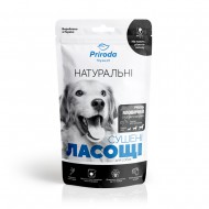 Лакомство для собак Priroda Рубец говяжий сушеный,слайсами, 50 г