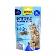 Лакомство для кошек GimCat Nutri Pockets Fish, 60 г, Тунец