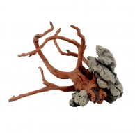 Декорация Tetradon Коряга на камнях 29.5х20х21см