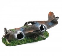 Декорация Tetradon Затонувший самолёт 22х8х7см