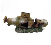 Декорація Tetradon Підводний човен МАКСІ 47х14х20см