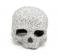 Декорація Tetradon Череп мармуровий кераміка 9х8х8см