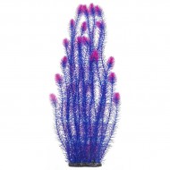 Растение для декора аквариума Tetradon 18x10x80cм синее Роголистник