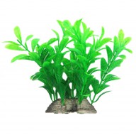 Растение для декора аквариума Tetradon 6x5x10cм зеленое Ludwigia