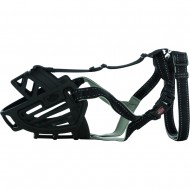 Намордник для собак Trixie Muzzle Flex, L (чорний), силіконовий