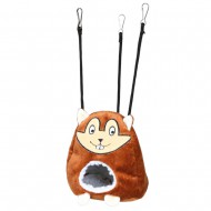 Лежак-домик для грызунов Trixie подвесной 11х14 см коричневый