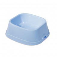 Миска пластикова для собак Priroda Модерн №4, 1,25 л, (світло-блакитна)