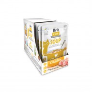 НАБОР Корм влажный Brit Care Soup Chicken д/котов суп с курицей 75 г 15 шт