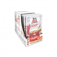 НАБОР Корм влажный Brit Care Soup Salmon д/котов суп с уткой 75 г 15 шт
