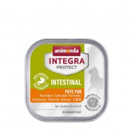 Корм влажный ветеринарный для кошек Integra Protect Intestinal Pure Turkey моно индейка, 100 г (при заболевании ЖКТ)
