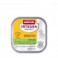 Корм влажный для кошек Integra Protect Sensitiv Pure Turkey 100г с пищевой непереносимостью, моно индейка